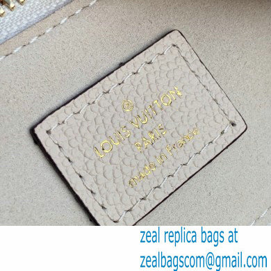 louis vuitton white Monogram Empreinte leather Speedy Bandouliere 25 m58947 - Click Image to Close