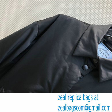 prada NYLON DOWN JACKET BLACK 2021