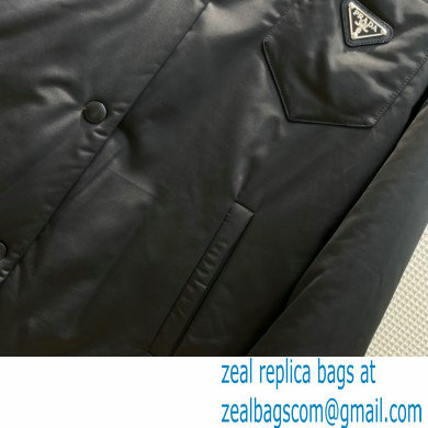 prada NYLON DOWN JACKET BLACK 2021