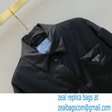 prada NYLON DOWN JACKET BLACK 2021