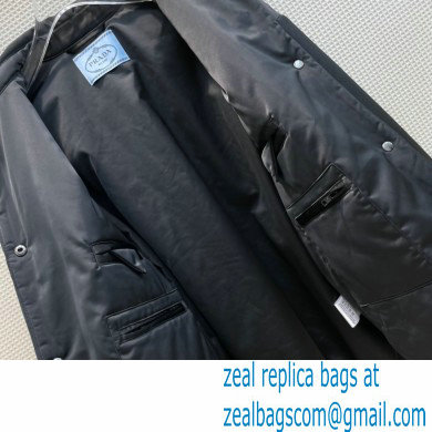 prada NYLON DOWN JACKET BLACK 2021