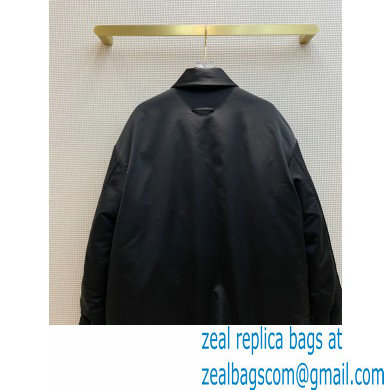 prada NYLON DOWN JACKET BLACK 2021