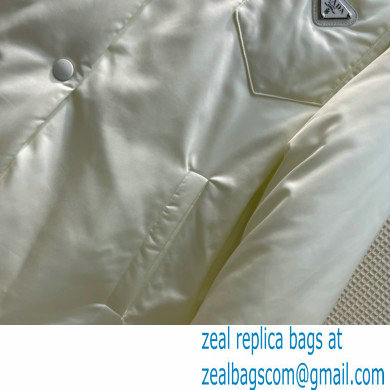 prada NYLON DOWN JACKET WHITE 2021