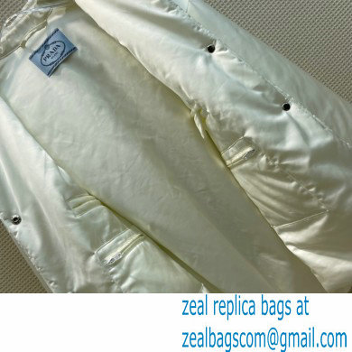 prada NYLON DOWN JACKET WHITE 2021