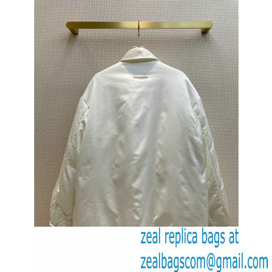 prada NYLON DOWN JACKET WHITE 2021