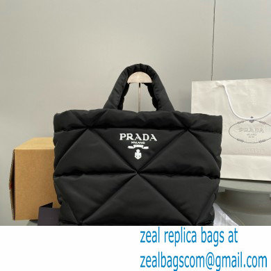 prada Padded Re-Nylon tote bag 2VG082 black 2021