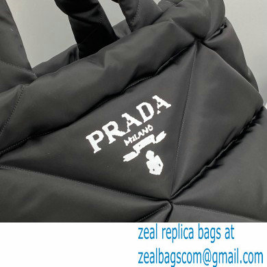 prada Padded Re-Nylon tote bag 2VG082 black 2021