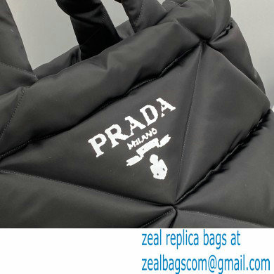 prada Padded Re-Nylon tote bag 2VG082 black 2021 - Click Image to Close