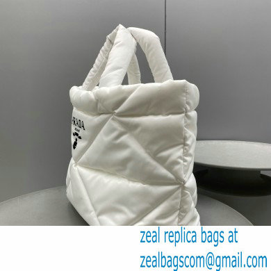 prada Padded Re-Nylon tote bag 2VG082 white 2021 - Click Image to Close