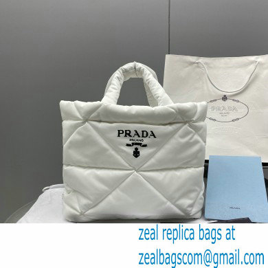 prada Padded Re-Nylon tote bag 2VG082 white 2021