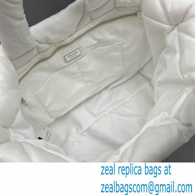 prada Padded Re-Nylon tote bag 2VG082 white 2021 - Click Image to Close