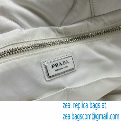 prada Padded Re-Nylon tote bag 2VG082 white 2021