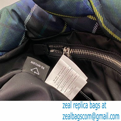 prada Padded green plaid Re-Nylon tote bag 2VG082 2021 - Click Image to Close