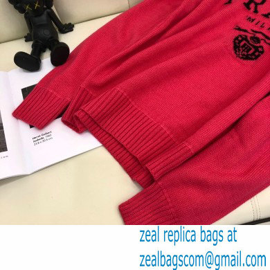 prada logo cashmere sweater pink 2021