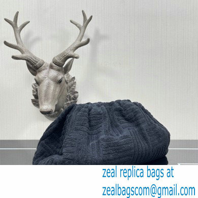 Bottega Veneta Cotton Sponge Clutch Pouch Bag Black 2021 - Click Image to Close