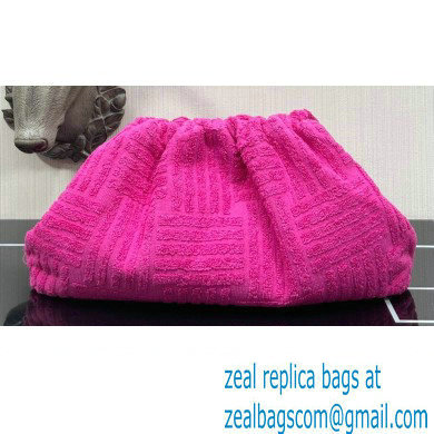 Bottega Veneta Cotton Sponge Clutch Pouch Bag Fuchsia 2021 - Click Image to Close