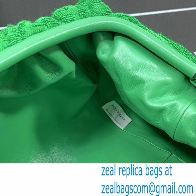 Bottega Veneta Cotton Sponge Clutch Pouch Bag Green 2021