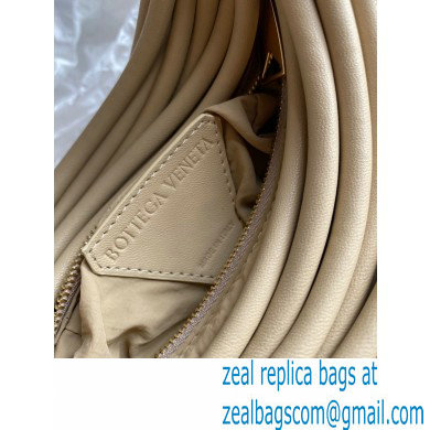 Bottega Veneta Double Knot Mini Tubular Leather Top Handle Bag Apricot 2021 - Click Image to Close