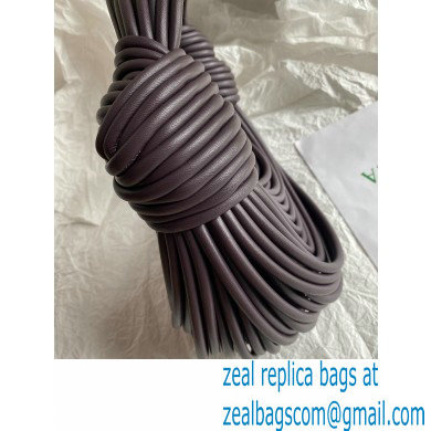 Bottega Veneta Double Knot Mini Tubular Leather Top Handle Bag Coffee 2021 - Click Image to Close