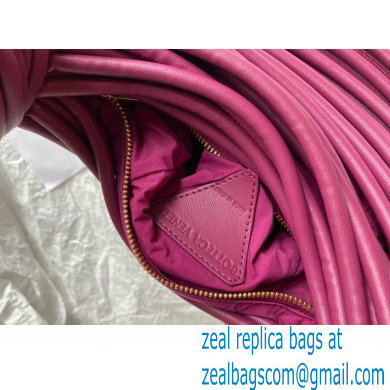 Bottega Veneta Double Knot Mini Tubular Leather Top Handle Bag Dark Red 2021 - Click Image to Close
