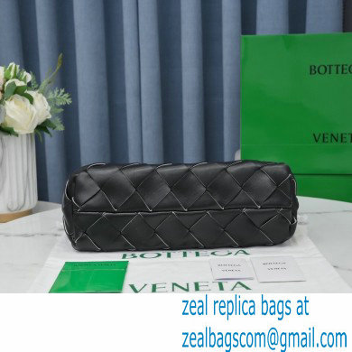 Bottega Veneta Intrecciato Leather Cabat Tote Bag Black 2021 - Click Image to Close