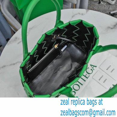 Bottega Veneta Intrecciato Leather Cabat Tote Bag Green 2021