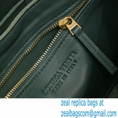 Bottega Veneta Intreccio Cassette Cross-body Bag Grained Leather Dark Green 2021