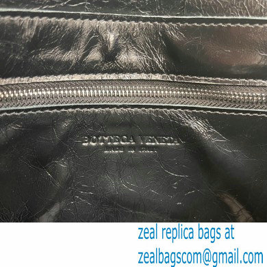 Bottega Veneta Intreccio Cassette Cross-body Bag Textured Leather Black 2021