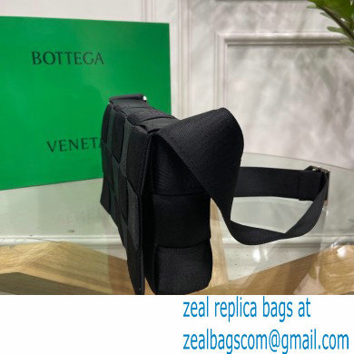 Bottega Veneta Intreccio Cassette Cross-body Bag Webbing Black 2021