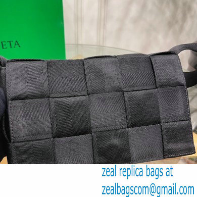 Bottega Veneta Intreccio Cassette Cross-body Bag Webbing Black 2021 - Click Image to Close