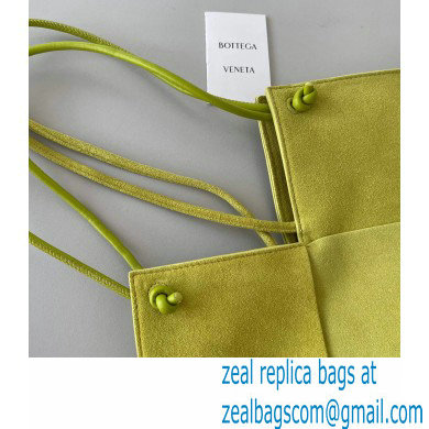 Bottega Veneta Large Intrecciato Suede Tote Bag Kiwi Green 2021 - Click Image to Close