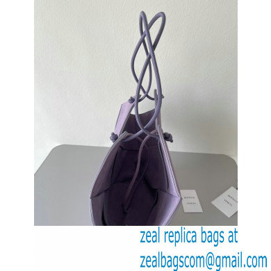 Bottega Veneta Large Intrecciato Suede Tote Bag Lilac 2021