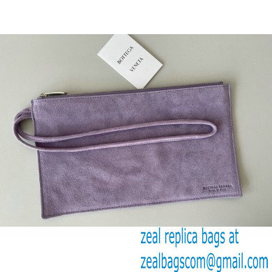 Bottega Veneta Large Intrecciato Suede Tote Bag Lilac 2021 - Click Image to Close