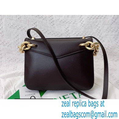 Bottega Veneta Mount Medium Leather Envelope Bag Coffee 2021