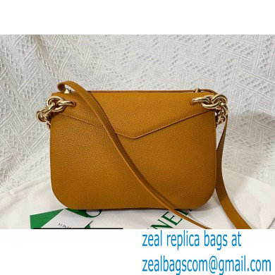 Bottega Veneta Mount Medium Leather Envelope Bag Grained Cob 2021 - Click Image to Close