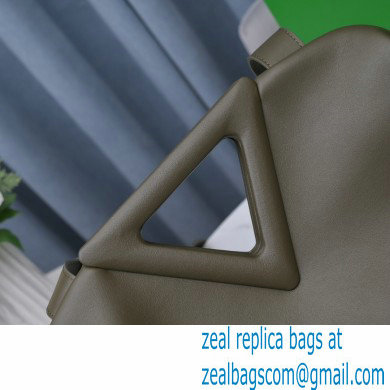 Bottega Veneta Point Leather Top Handle Medium Bag Camping Green 2021 - Click Image to Close