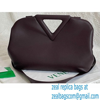 Bottega Veneta Point Leather Top Handle Medium Bag Coffee 2021