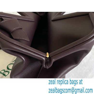 Bottega Veneta Point Leather Top Handle Medium Bag Coffee 2021 - Click Image to Close
