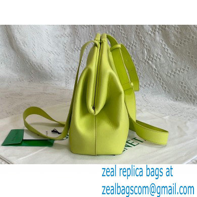 Bottega Veneta Point Leather Top Handle Medium Bag Light Green 2021 - Click Image to Close