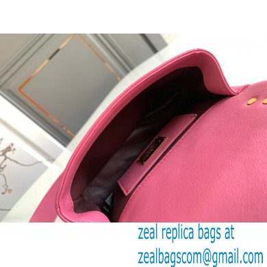 Bvlgari Serpenti Cabochon Crossbody Bag 18cm with Detachable Shoulder Strap Pink 2021