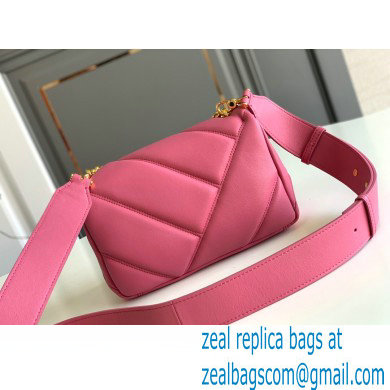Bvlgari Serpenti Cabochon Crossbody Bag 22.5cm with Detachable Shoulder Strap Pink 2021