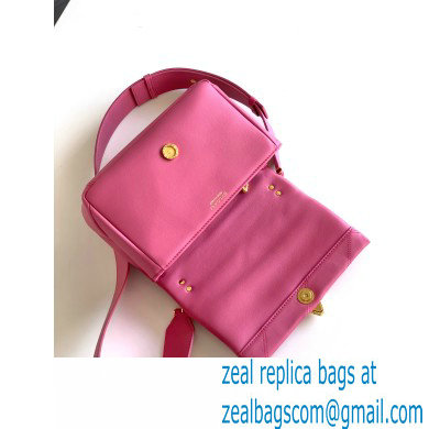 Bvlgari Serpenti Cabochon Crossbody Bag 22.5cm with Detachable Shoulder Strap Pink 2021