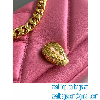 Bvlgari Serpenti Cabochon Crossbody Bag 22.5cm with Detachable Shoulder Strap Pink 2021 - Click Image to Close