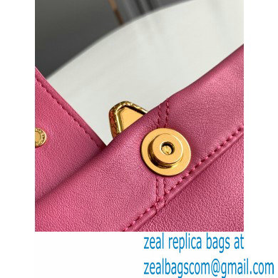 Bvlgari Serpenti Cabochon Crossbody Bag 22.5cm with Detachable Shoulder Strap Pink 2021 - Click Image to Close