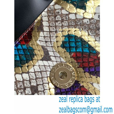 Bvlgari Serpenti Forever Crossbody Bag 20cm Karung Leather Snake Gold 2021