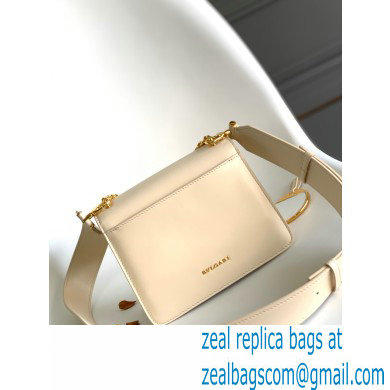 Bvlgari Serpenti Forever Crossbody Bag 20cm with Detachable Shoulder Strap Creamy 2021