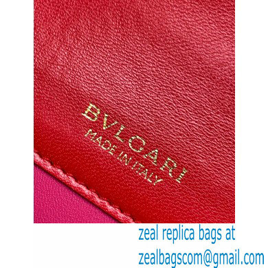 Bvlgari Serpenti Forever Crossbody Bag 20cm with Detachable Shoulder Strap Red 2021