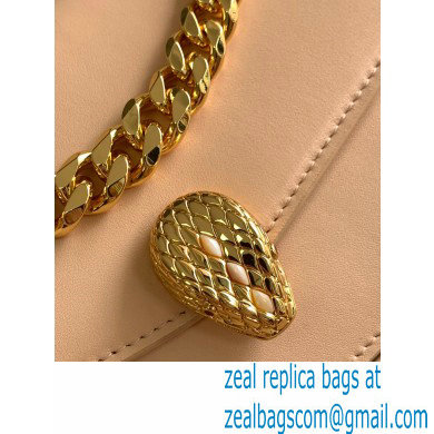 Bvlgari Serpenti Forever Crossbody Bag 25cm with Detachable Shoulder Strap Beige 2021