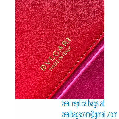Bvlgari Serpenti Forever Crossbody Bag 25cm with Detachable Shoulder Strap Red 2021