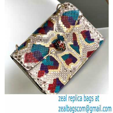 Bvlgari Serpenti Forever Crossbody Bag 27cm Karung Leather Snake Gold 2021